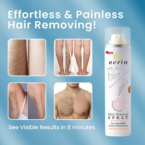 New Ecrin Hair Removal Foaming Spray (for men & women) - 200ml